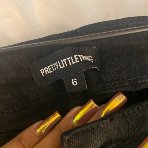Shape Black Split Hem Flared Jeans - Picture 5 of 5